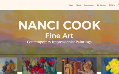 Great News! Nanci Cook Fine Art now has a new website!